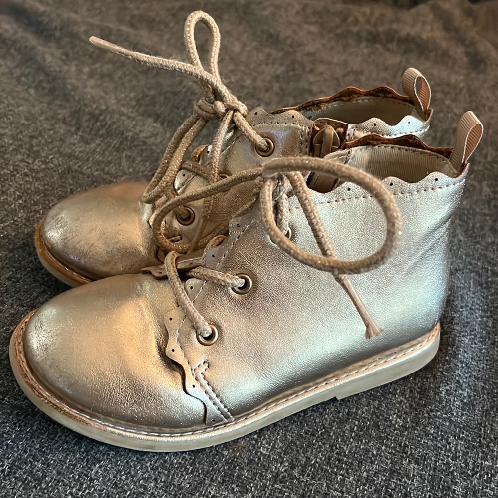 Baby Gap Gold Boots